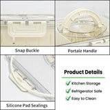 Premium acrylic airtight multi portion box