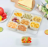 Premium acrylic airtight multi portion box