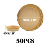 Air Fryer Disposable Paper (Pack of 50)