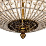 French Modern Crystal Orb Chandelier